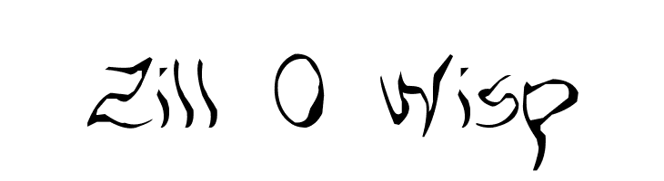 Zill O Wisp Font