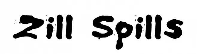 Zill Spills  フリーフォントのダウンロード