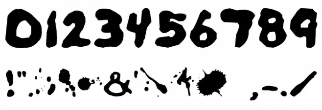 Zill Spills Font OTHER CHARS