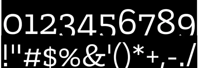 Zilla Slab Highlight Font OTHER CHARS