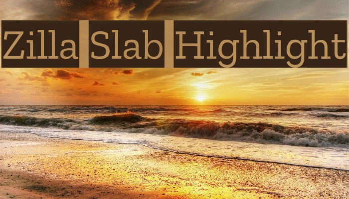 Zilla Slab Highlight Example 1