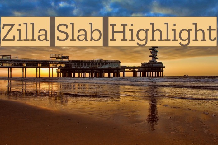 Zilla Slab Highlight Example 2