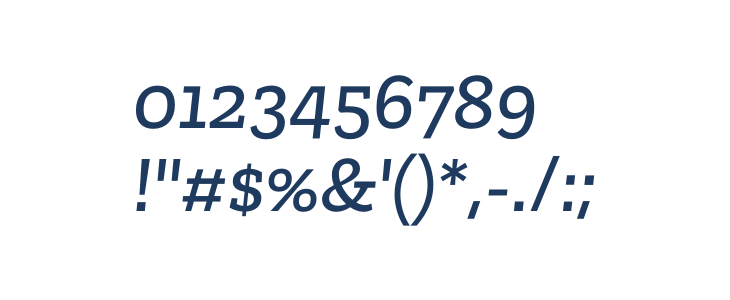 Zilla Slab Medium Italic1 Other Characters