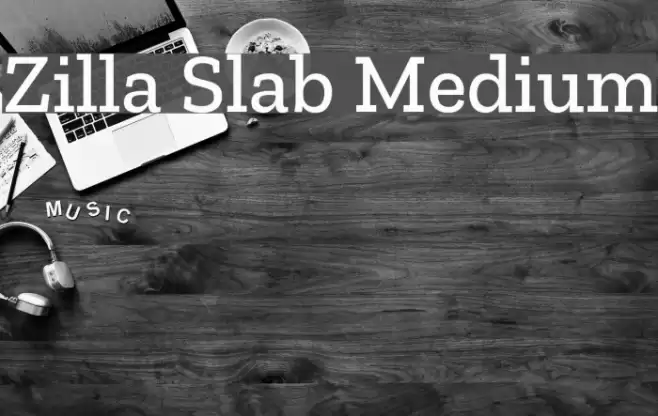 Zilla Slab Medium Font examples