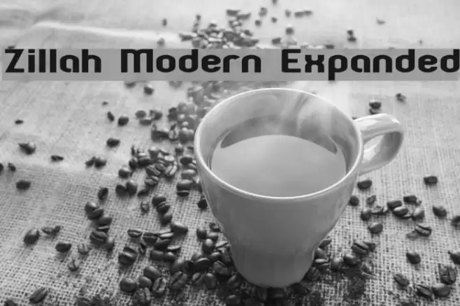 Zillah Modern Expanded Шрифта examples