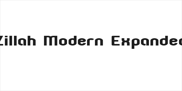 Zillah Modern Expanded Logo