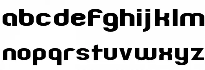 Zillah Modern Expanded 字体 小写