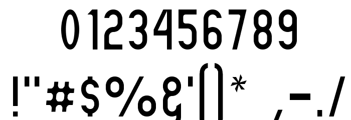 Zillah Modern Thin Font OTHER CHARS
