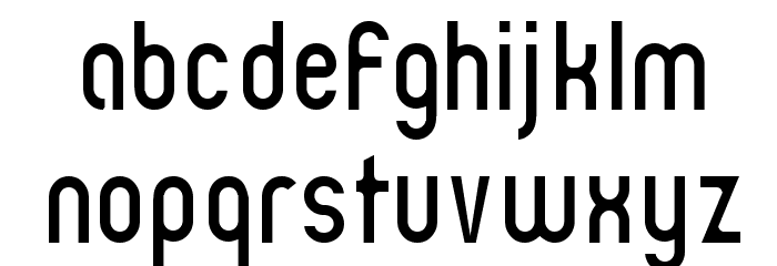 Zillah Modern Thin Font LOWERCASE