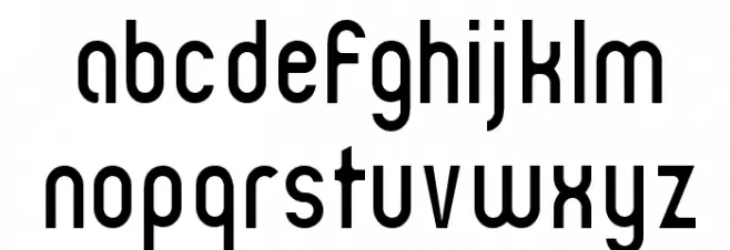 Zillah Modern Thin Font LOWERCASE