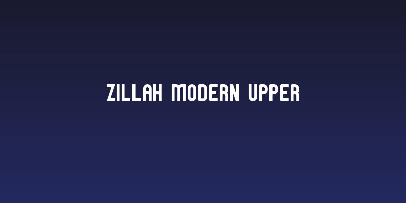 Zillah Modern Upper Social Header