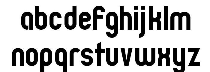 Zillah Modern Font LOWERCASE