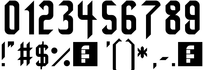 Zillah Regular Font OTHER CHARS