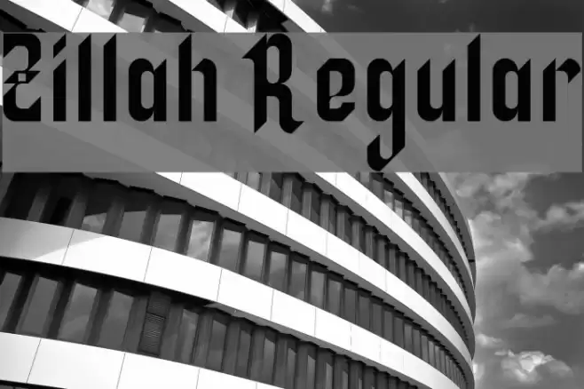 Zillah Regular Fuentes examples