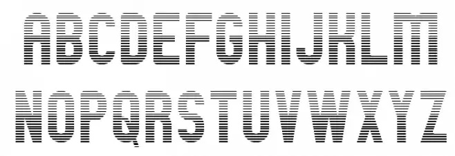 ZillahModernLine Fonte MAIÚSCULAS