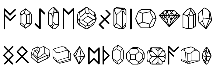 Zillaroonies Font LOWERCASE