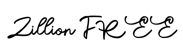Zillion FREE  नि: शुल्क फ़ॉन्ट्स डाउनलोड