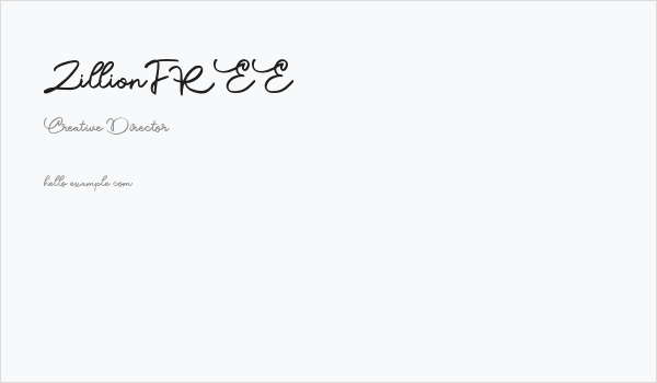 ZillionFREE Business Card