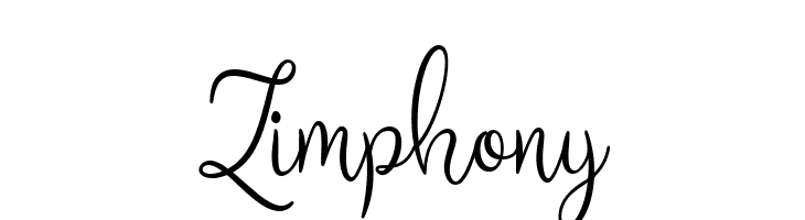 Zimphony  baixar fontes gratis
