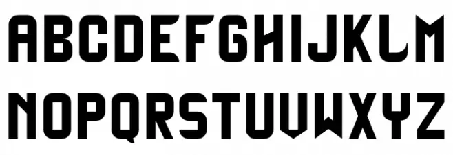 Zinbox-Bold Schriftart Groß