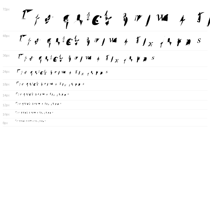 Zinc Oblique Waterfall