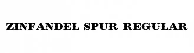 Zinfandel Spur Regular  baixar fontes gratis