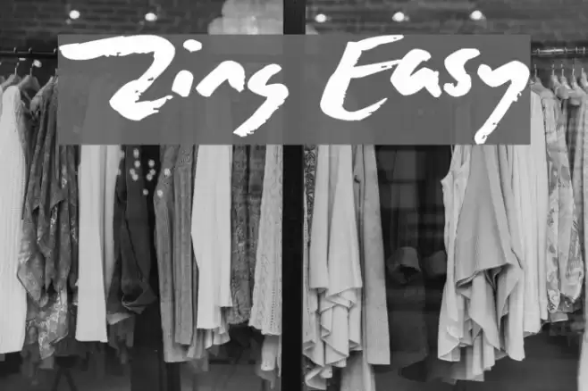 Zing Easy Font examples