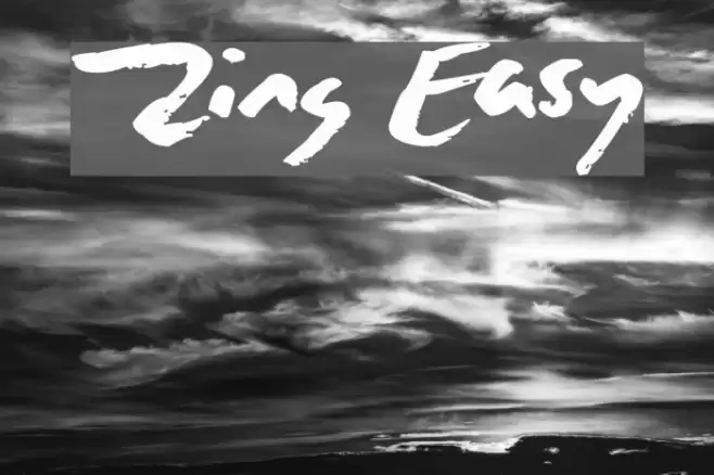 Zing Easy Font examples