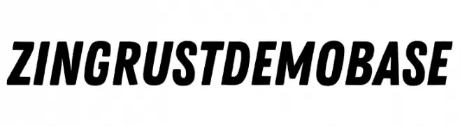 Zing Rust Demo Base  font caratteri gratis