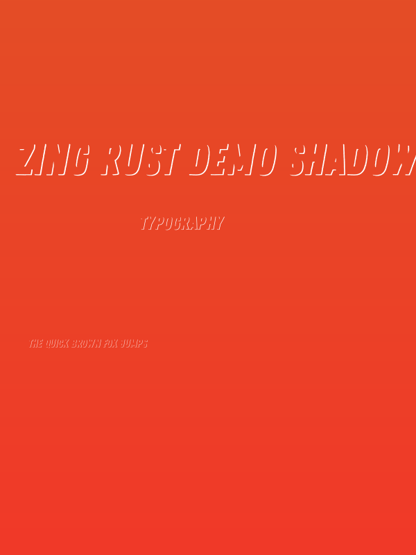Zing Rust Demo Shadow1 Poster