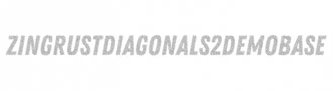 Zing Rust Diagonals2 Demo Base  Frei Schriftart Herunterladen
