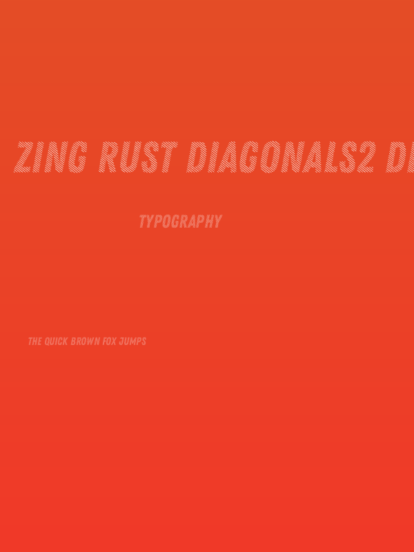 Zing Rust Diagonals2 Demo Base Poster