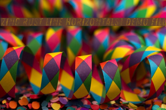 Zing Rust Line Horizontals1 Demo Fill Example 1