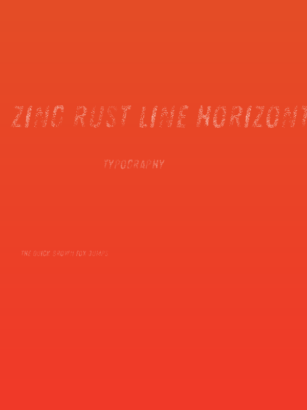 Zing Rust Line Horizontals1 Demo Fill Poster