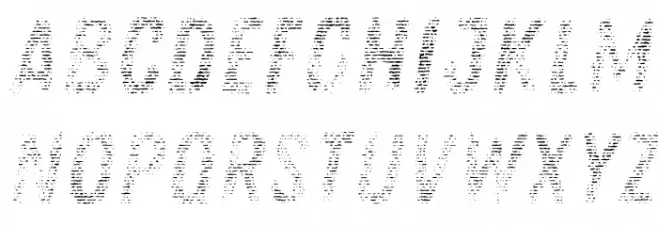Zing Rust Line Horizontals1 Demo Fill Caratteri MINUSCOLO