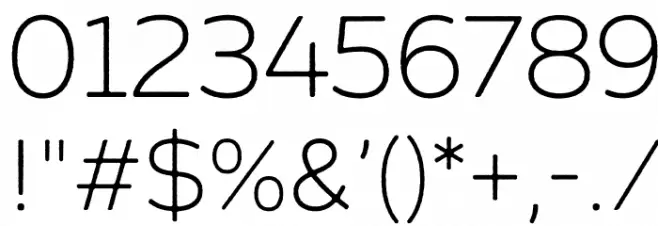 Zing Sans Rust Light Demo Base Font OTHER CHARS