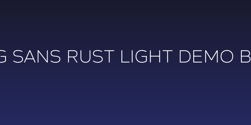 Zing Sans Rust Light Demo Base Social Header