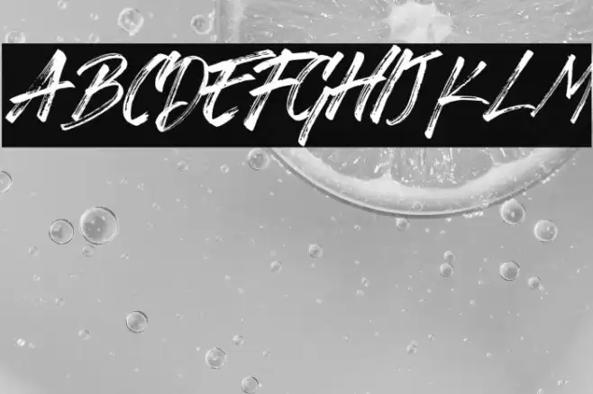 Zingakon Font examples