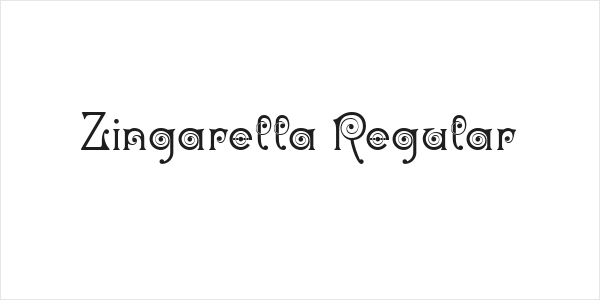Zingarella Regular Logo