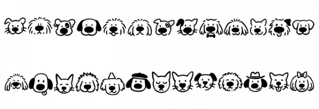 Zingflawdog Caratteri MINUSCOLO