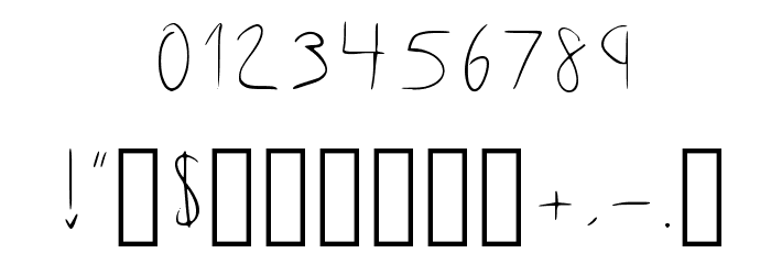 Zinniaseed Regular Font OTHER CHARS