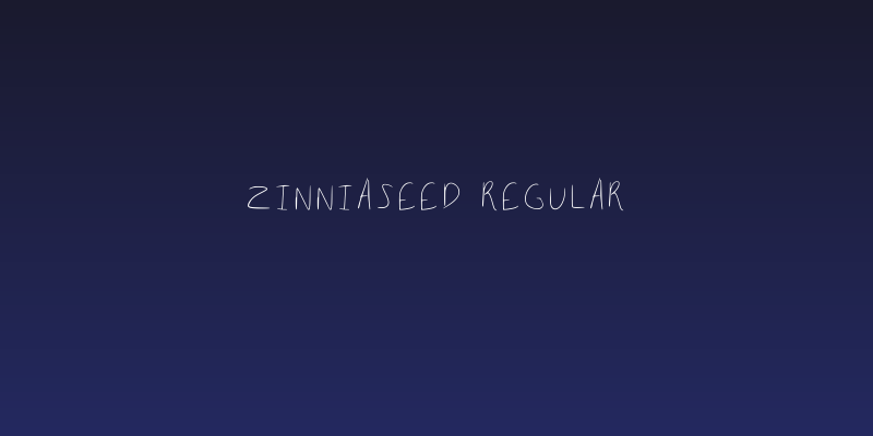 Zinniaseed Regular Social Header