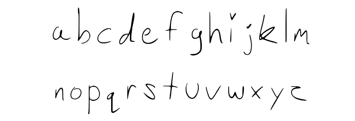 Zinniaseed Regular Font LOWERCASE