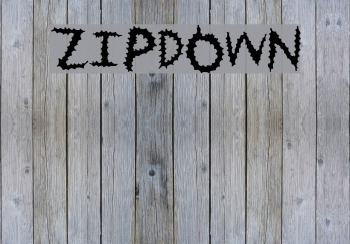 ZipDown Font examples