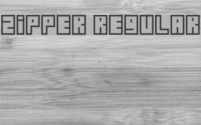Zipper Regular फ़ॉन्ट examples