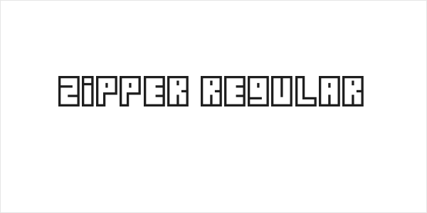 Zipper Regular Logo