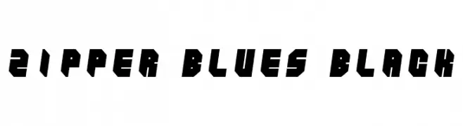 Zipper blues Black  Descarca Fonturi Gratis