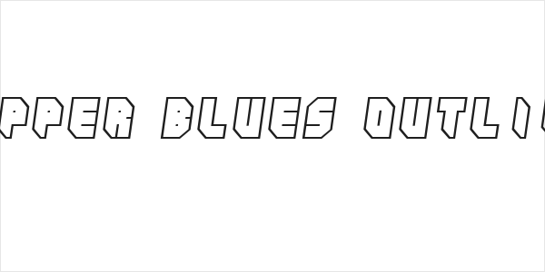 Zipper blues Outline Logo