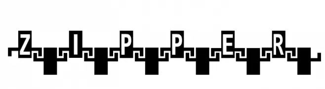 Zipper  Frei Schriftart Herunterladen