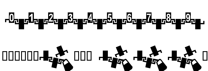 Zipper Font OTHER CHARS